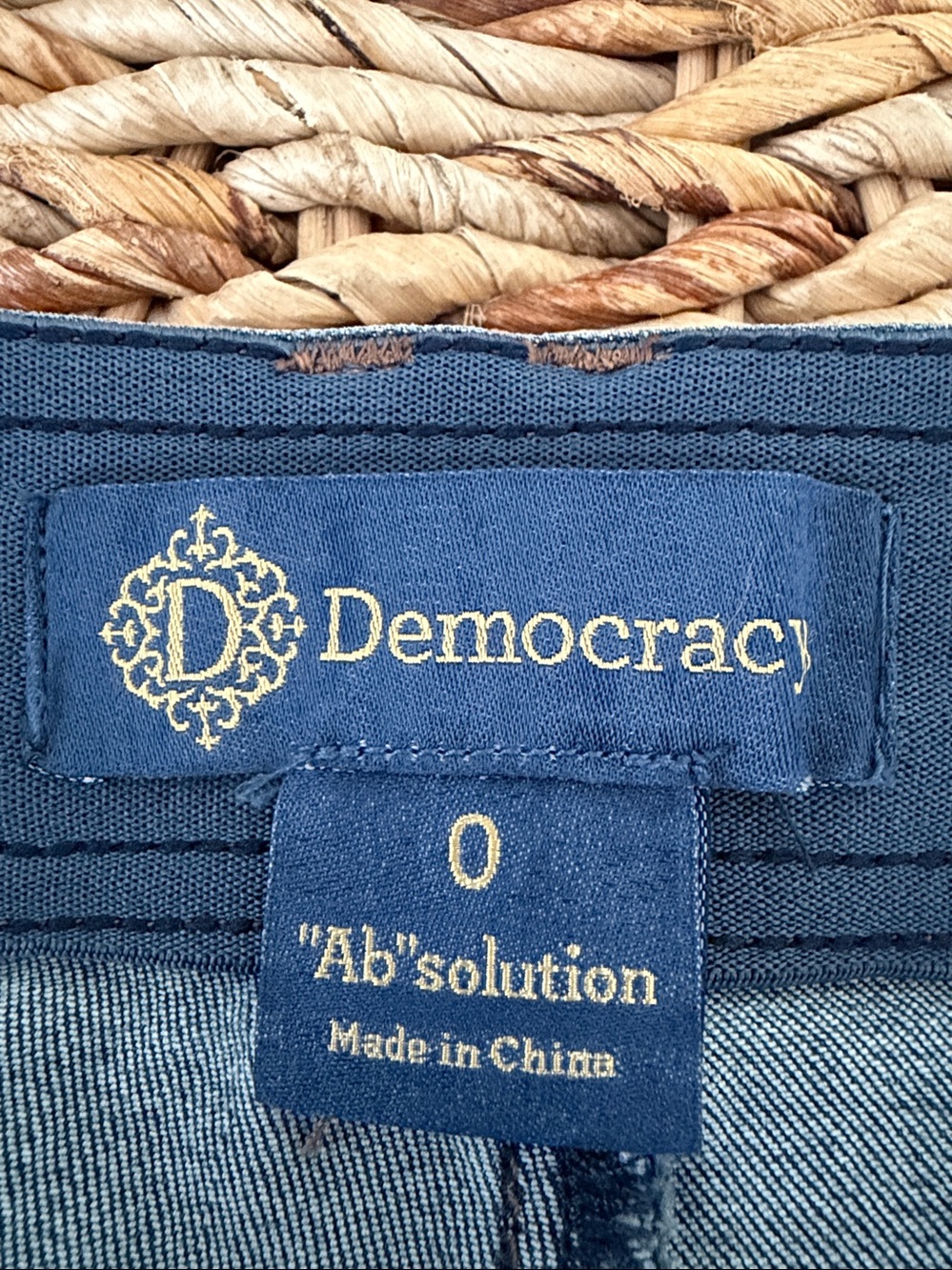 Democracy High Rise Tapered Straight Leg Jean - Picture 12 of 15